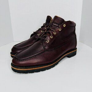 Filson Uplander Chukka Field Brown Leather High Top Lace Up Boots Mens 11D Mephi